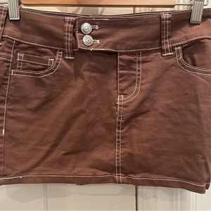 H&M Brown Mini-Skirt